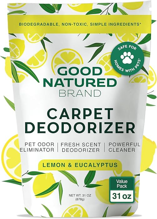 Good Natured Brand | Carpet Deodorizer & Freshener Powder | 31 oz Pet Odor Eliminator for Strong ... | Amazon (US)