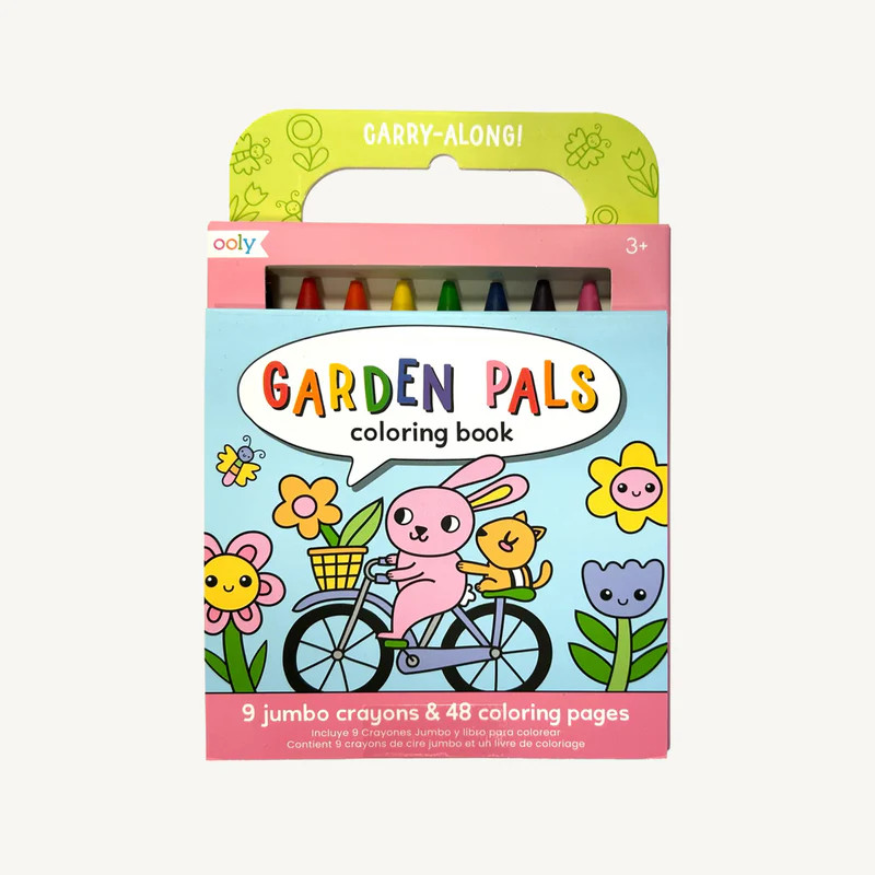 Garden Pals Carry Along Coloring Book Set | The Beaufort Bonnet Company