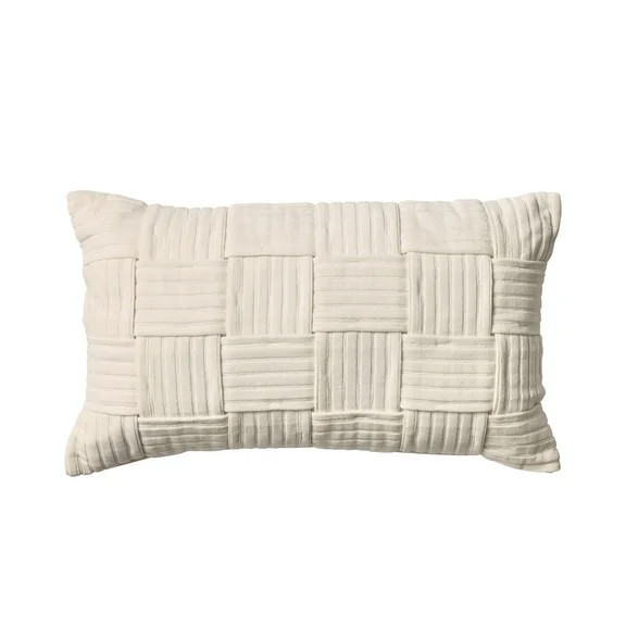 Better Homes & Gardens 22" x 22" Papyrus Beige Sunny Decorative Throw Pillow for Adults | Walmart (US)