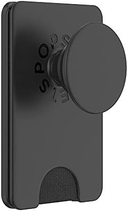 PopSockets PopWallet+ for MagSafe: Phone Grip and Wallet for Credit Cards, Removable, Black | Amazon (US)