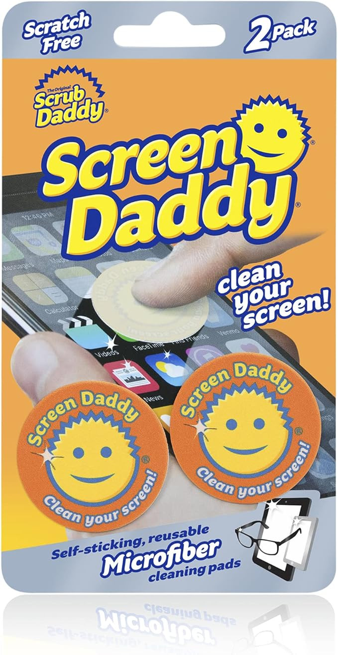 Scrub Daddy Screen Cleaning Microfiber Cloth Pads, Cleaning Pads for Phone, Computer Screen, Eye ... | Amazon (US)