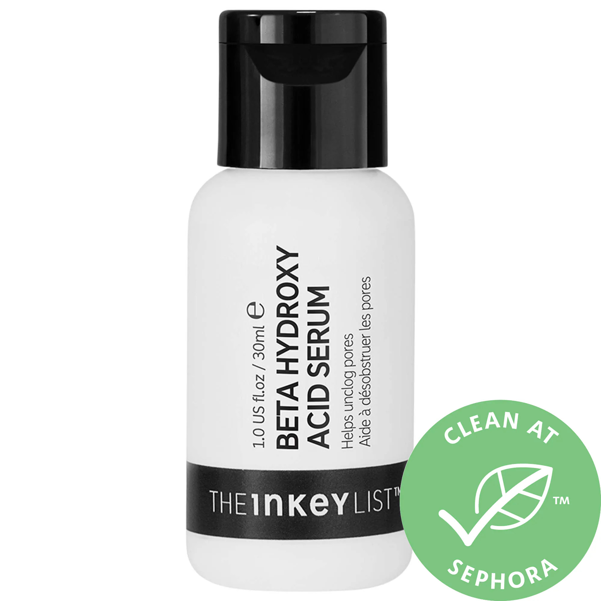 The INKEY List Beta Hydroxy Acid (BHA) Blemish + Blackhead Serum 1 oz/ 30 mL | Sephora (US)