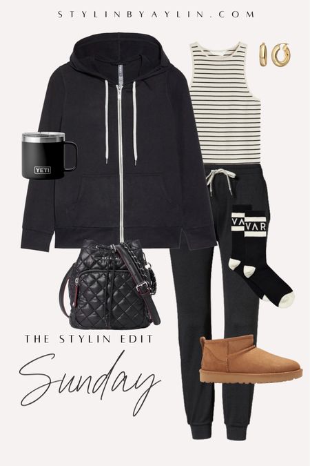 OOTW- Sunday edition, casual style, athleisure, cozy style, outfit inspo, StylinByAylin 

#LTKfindsunder100 #LTKstyletip