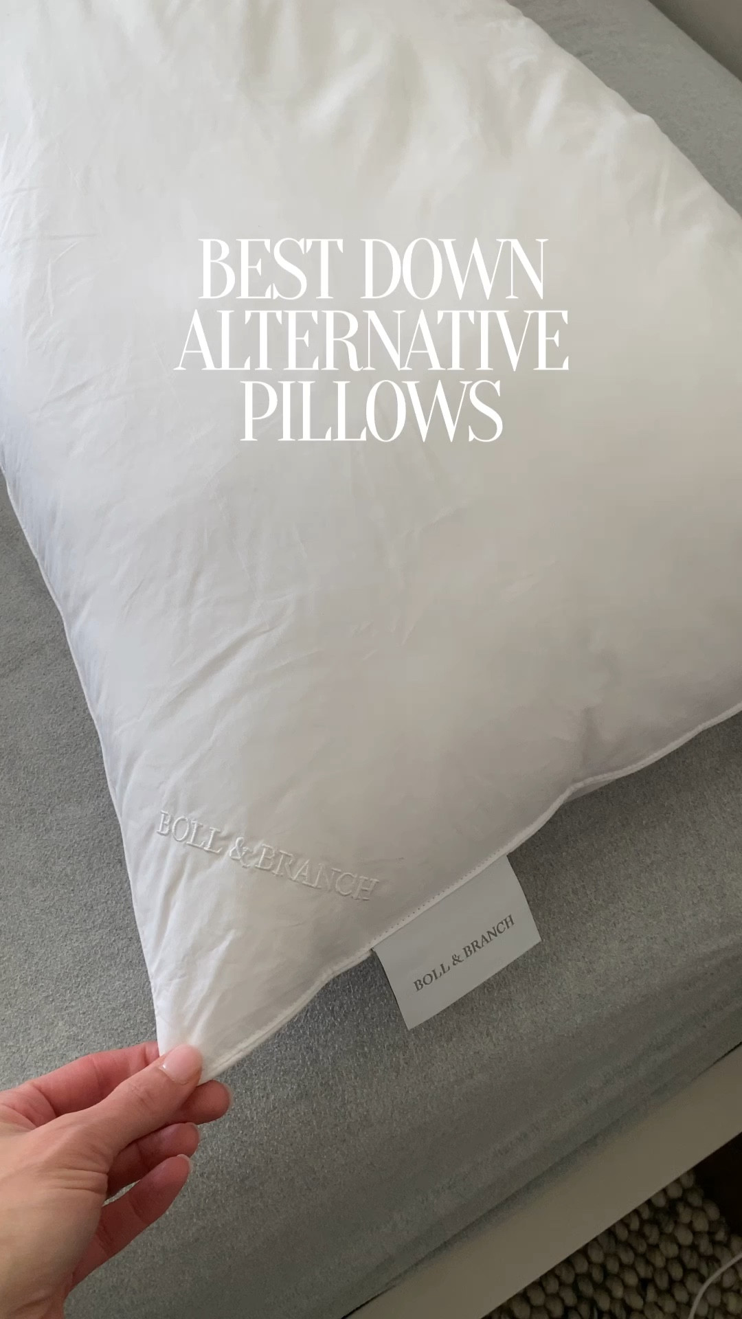 These are my favorite down alternative pillows.  I love the Medium density, but you can also get soft and firm depending on your preference.  The Primaloft luxury down alternative is allergy-friendly fiber that mimics the weight and gentle loft of down. 

#LTKSaleAlert #LTKHome #LTKGiftGuide