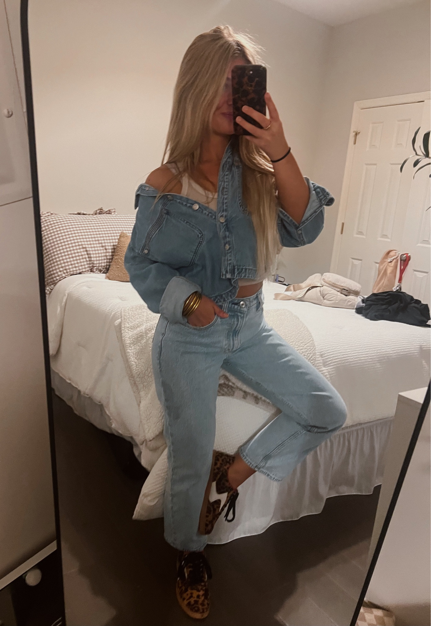 The perfect denim on denim outfit. Pair it with a cute pair of shoes and chunky jewelry 😍

#LTKFindsUnder100 #LTKMostLoved #LTKSeasonal