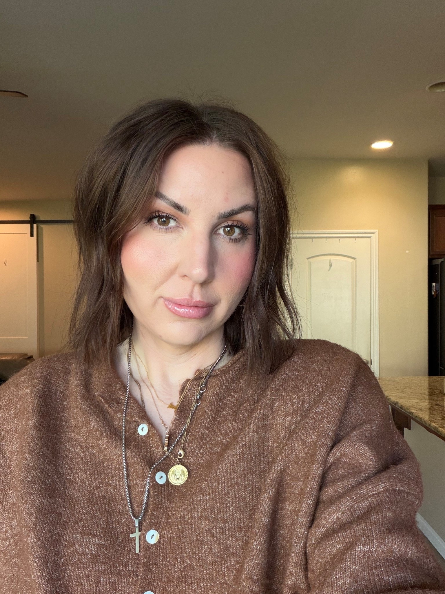 These products are some of my fav! 
Stick: shade 1 for sculpting 
Blush: cool girl 
Liner: debrief 
Gloss: Italian soda 
Highlighter: Status Stick
#beauty #liquidblush 

#LTKmorningroutine #LTKgrwm #LTKBeauty