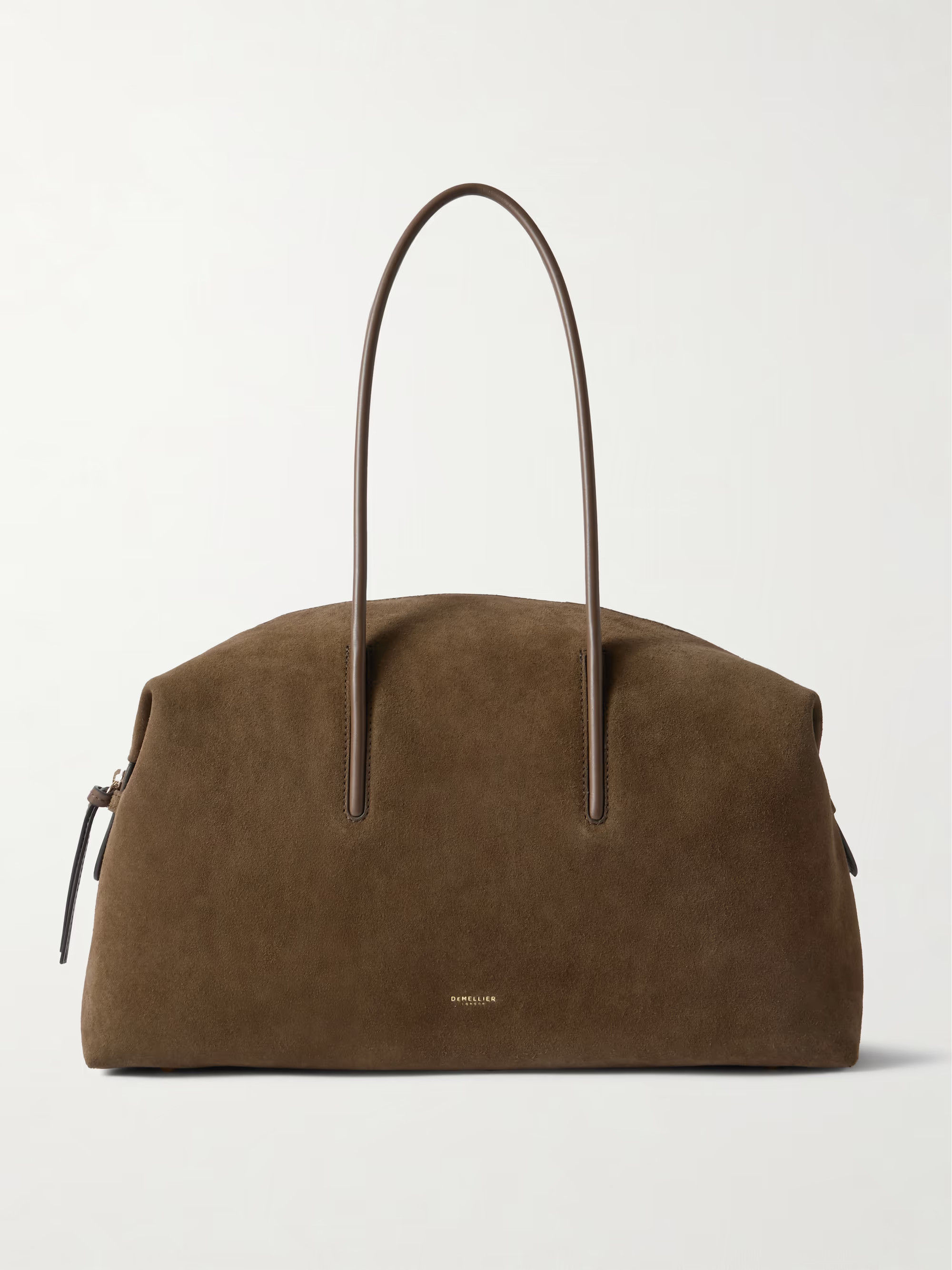 The Stockholm leather-trimmed suede tote bag | NET-A-PORTER (US)