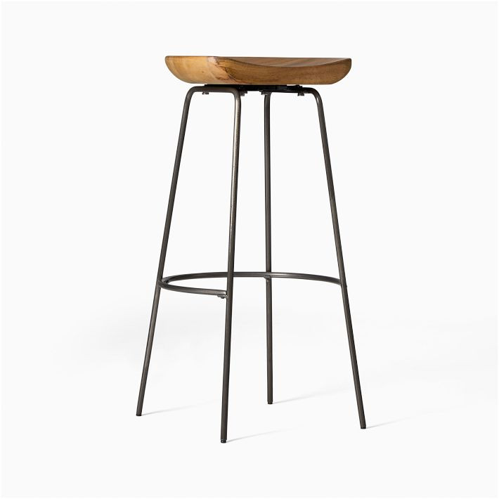Alden Swivel Bar &amp; Counter Stools | West Elm (US)