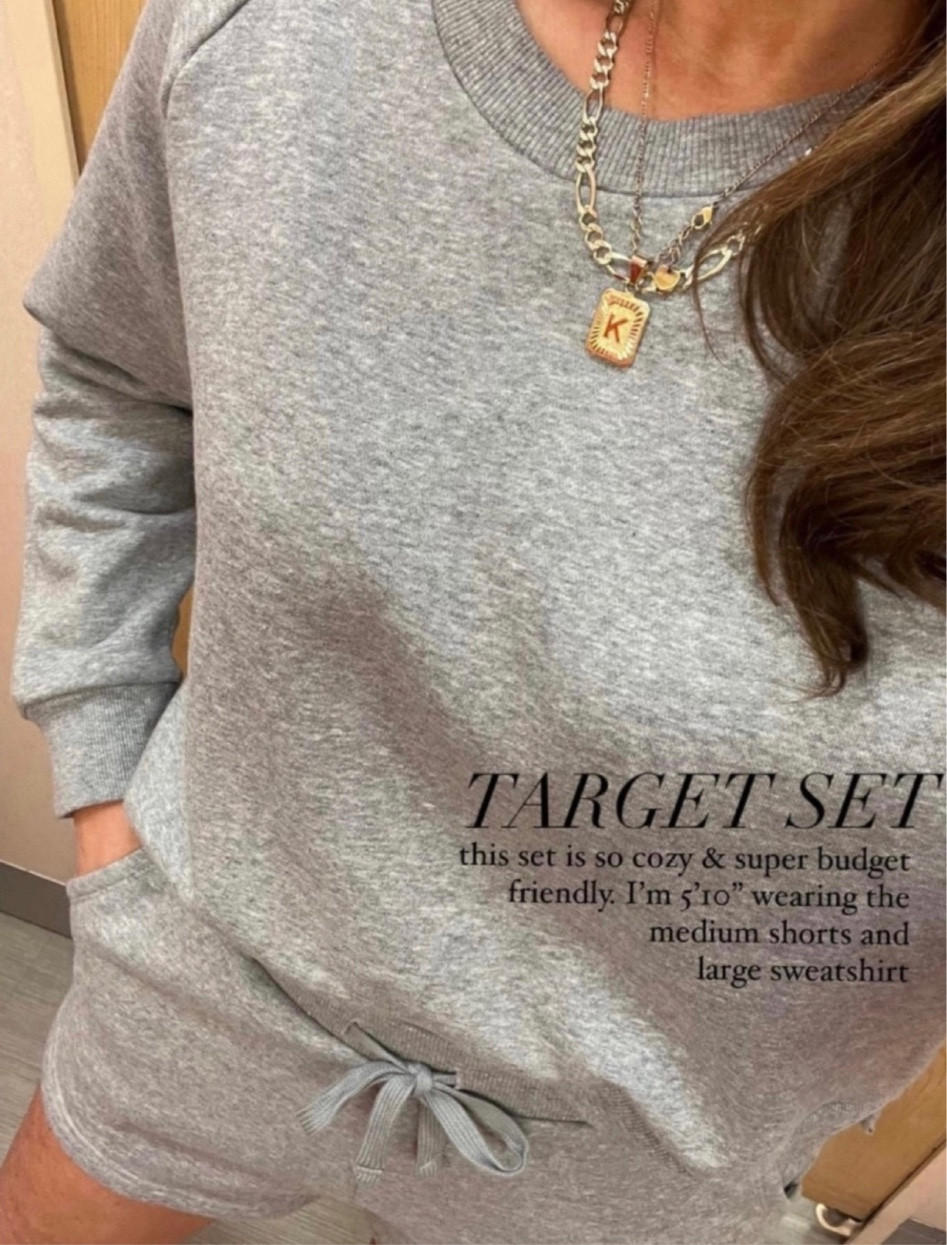 I’m 5’10” wearing the size medium shorts and large top (for an oversized look, normally I wear small in tops). Matching set, two piece set, Target style, casual outfit, cozy outfit, lounge set, mom style, joggers available too. @target #LaidbackLuxeLife

Follow me for more fashion finds, beauty faves, lifestyle, home decor, sales and more! So glad you’re here!! XO, Karma

#LTKStyleTip #LTKOver40 #LTKFindsUnder50