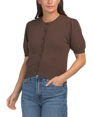 Cozy Short Sleeve Button Down Cardigan | Short Sleeve Tops | Marshalls | Marshalls
