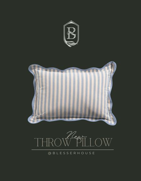 How cute is this new stripe throw pillow?! 

#SerenaAndLilyLookAlike  #serenaandlily #coastaldecor 

#LTKhome