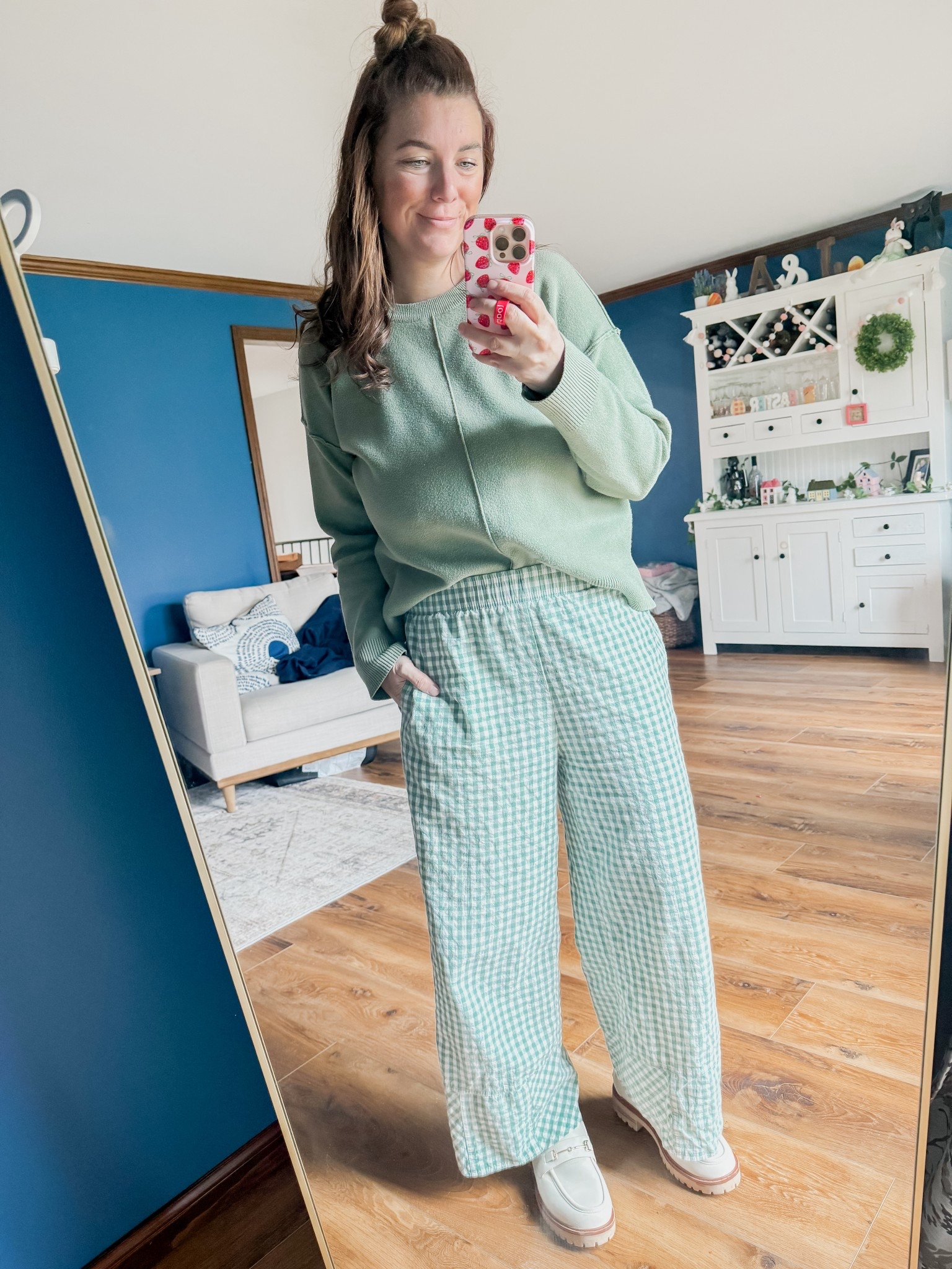 Wednesday ootd! Feeling the green for March

#LTKSpringSale #LTKootd #LTKMidsize