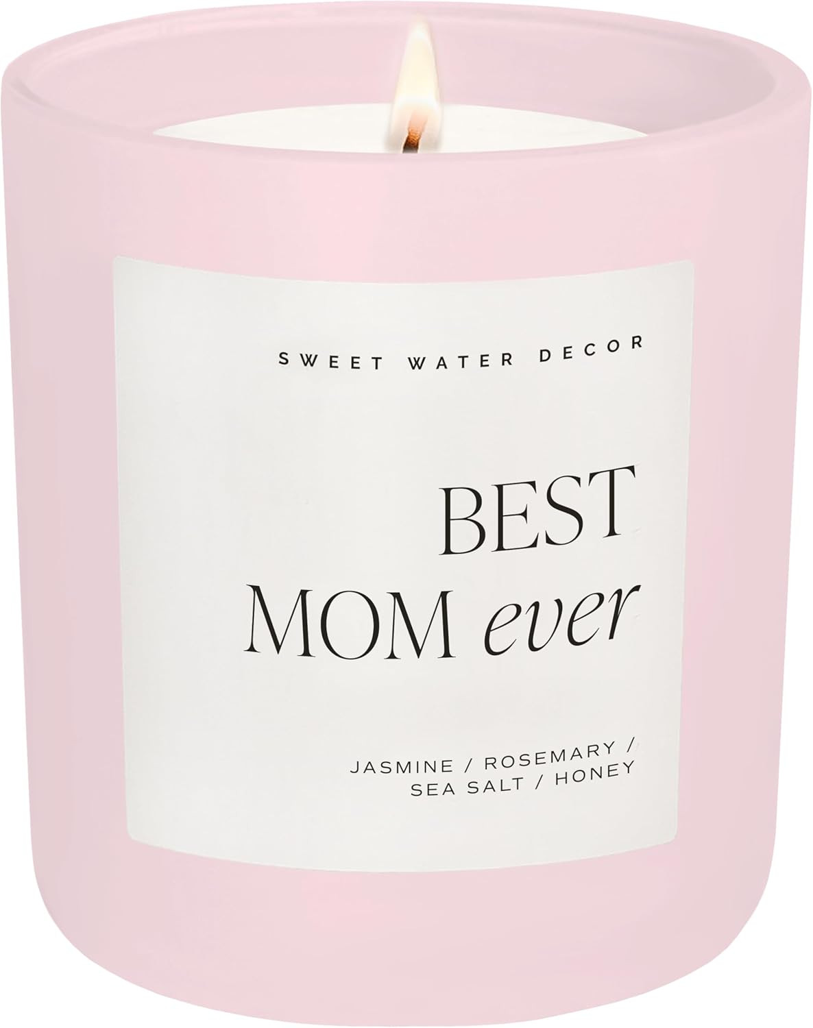 Sweet Water Decor Best Mom Ever Scented Candles - Soy Candles with Lemon, Rosemary, Jasmine, Hone... | Amazon (US)