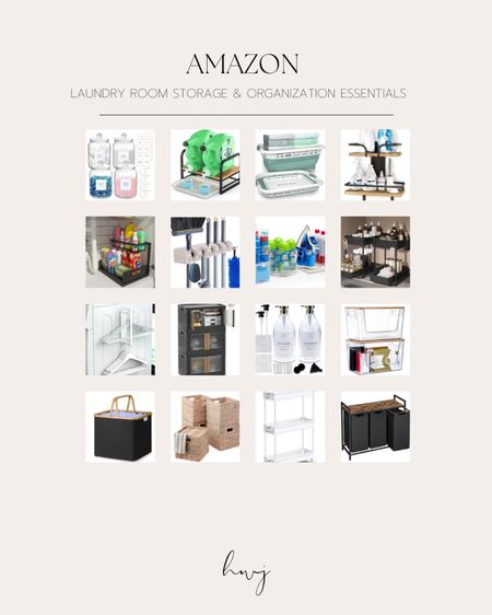Amazon Laundry Room Storage and Organizational Essentials 

#LTKSeasonal #LTKhome #LTKsalealert