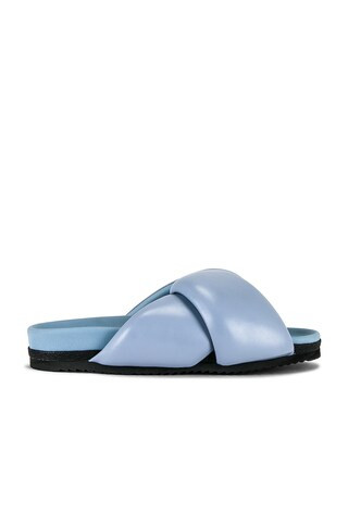 R0AM Foldy Puffy Slide in Slate Blue from Revolve.com | Revolve Clothing (Global)