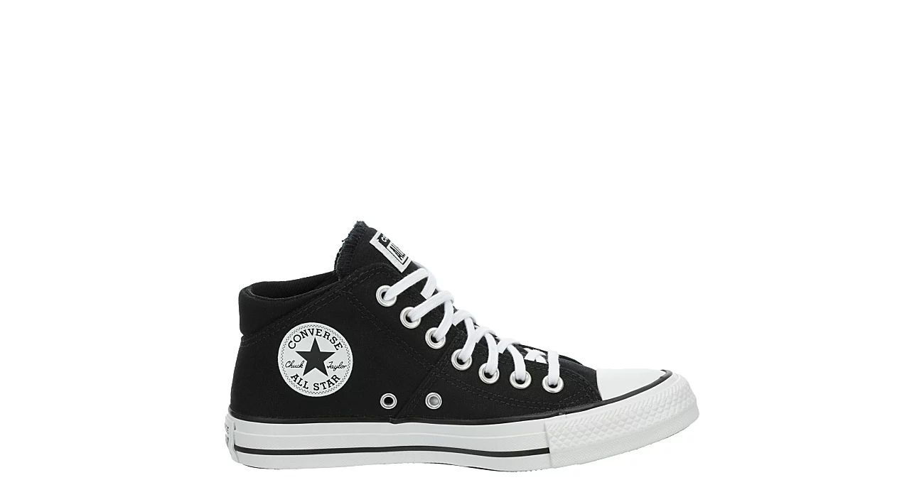 Converse Womens Chuck Taylor All Star Madison Mid Top Sneaker - Black | Rack Room Shoes