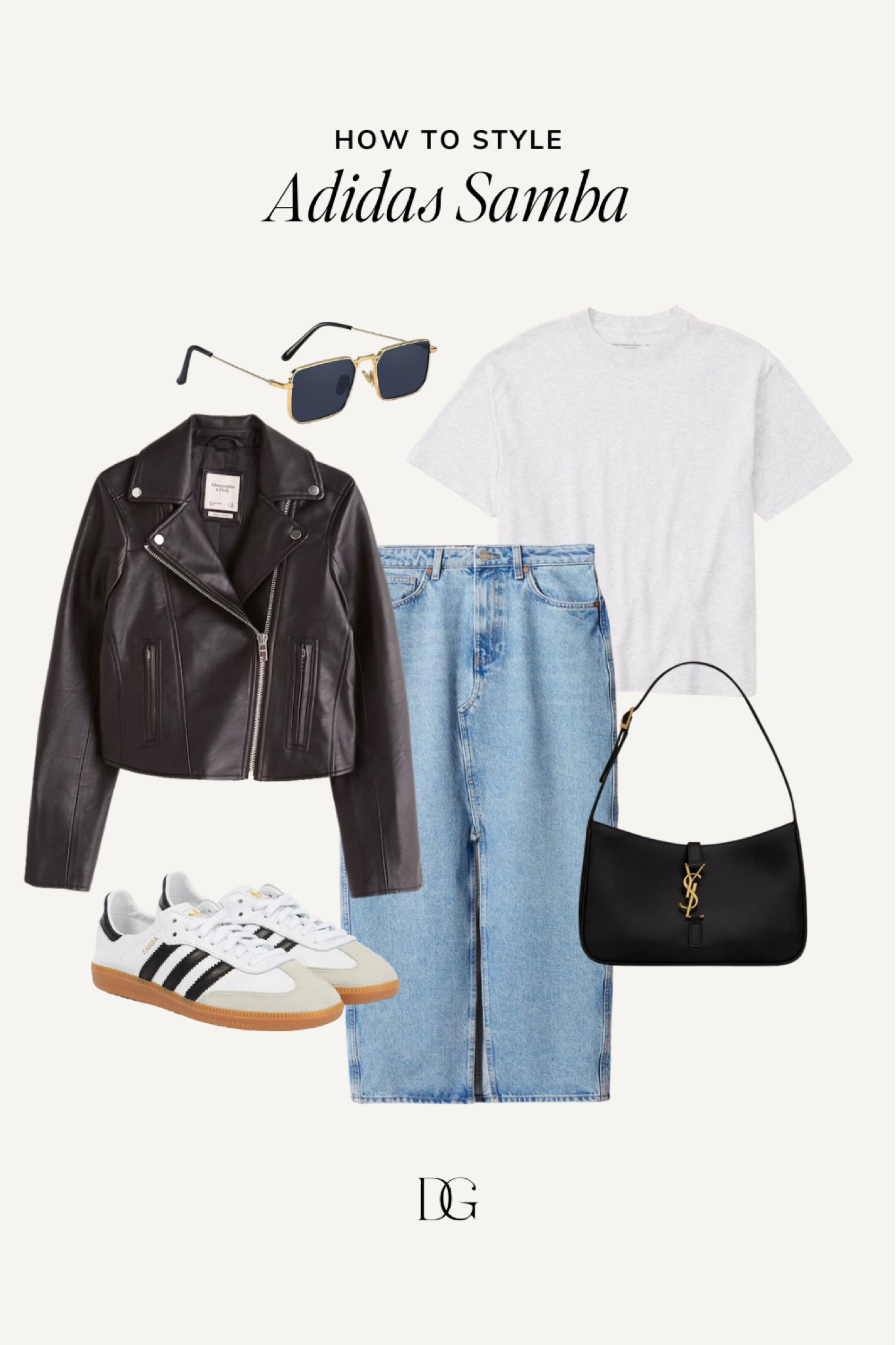 Adidas Samba Outfit // Adidas Samba OG, Adidas outfit, Fall outfit idea, Fall otfits 2023, Fall Outfits casual, denim midi skirt, denim skirt outfit 

#LTKSeasonal #LTKstyletip #LTKshoecrush