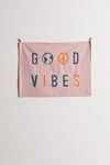 Good Vibes Embroidered Tapestry | Urban Outfitters (US and RoW)