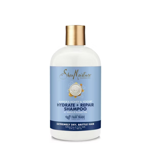 SheaMoisture Manuka Honey & Yogurt Hydrate & Repair Shampoo - 13 fl oz | Target