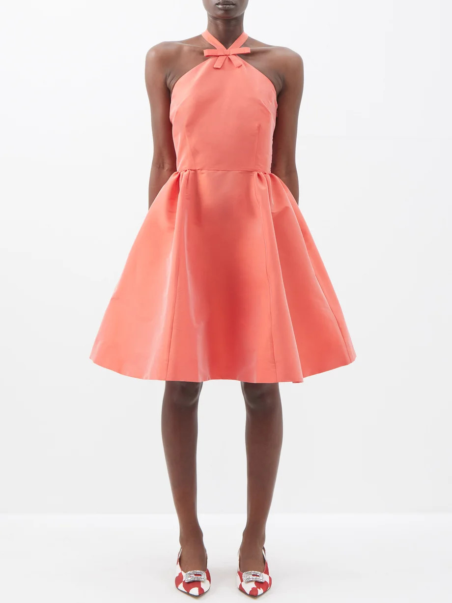 BERNADETTEJones bow-tied satin sleeveless mini dress | Matches (US)