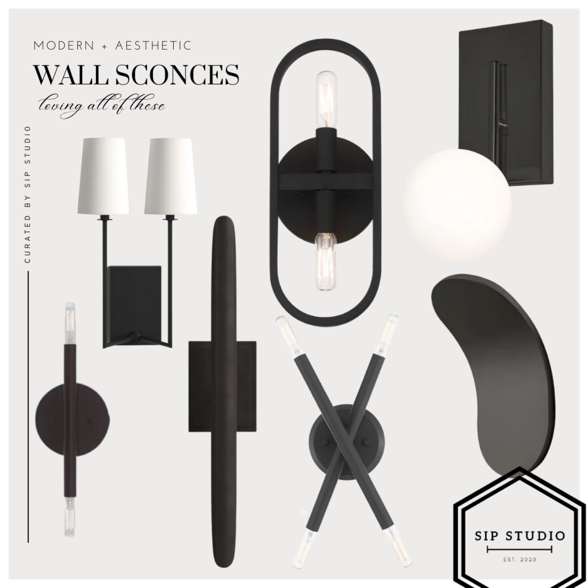 Modern all black wall sconces 

#neutralhome
#homedecor 
#lighting 

#LTKhome #LTKsalealert #LTKstyletip