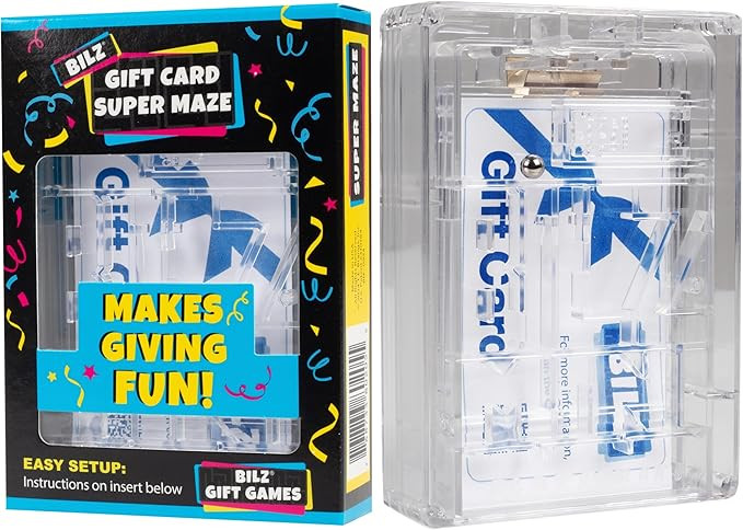 BILZ Money Puzzle - Brain Teasing Maze for Cash or Gift Cards - Fun Way to Give Gifts - Perfect f... | Amazon (US)