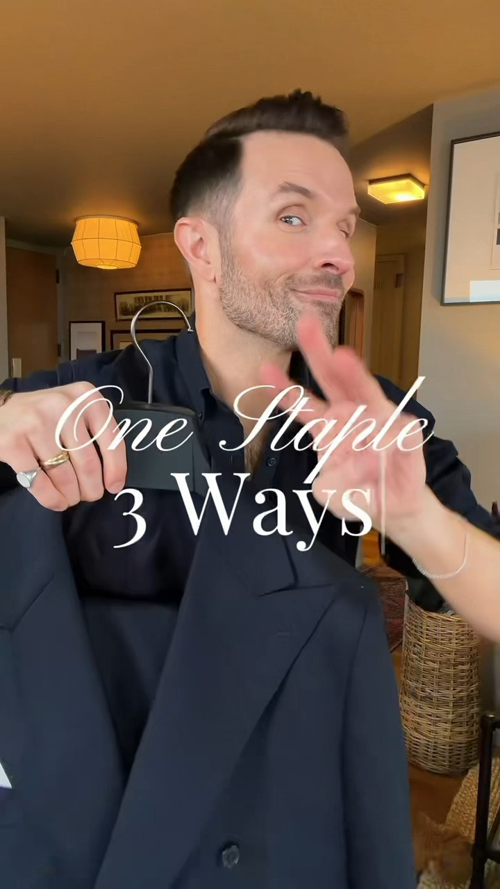 One staple, styled three ways — because a great navy suit deserves more than one moment.
From polished and tailored to effortless and off-duty, this is proof that a classic set can work overtime in your wardrobe. Save this for when you want maximum impact with minimal effort!

#LTKMens #LTKootd #LTKWorkwear