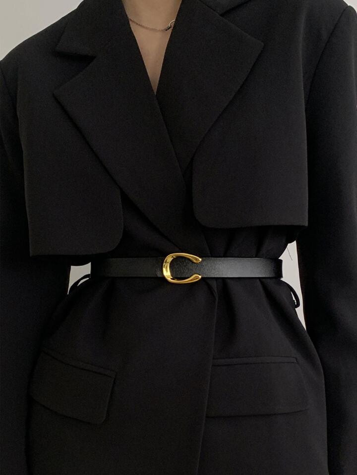 1pc Women Letter Buckle Casual Belt For Daily Life | SHEIN