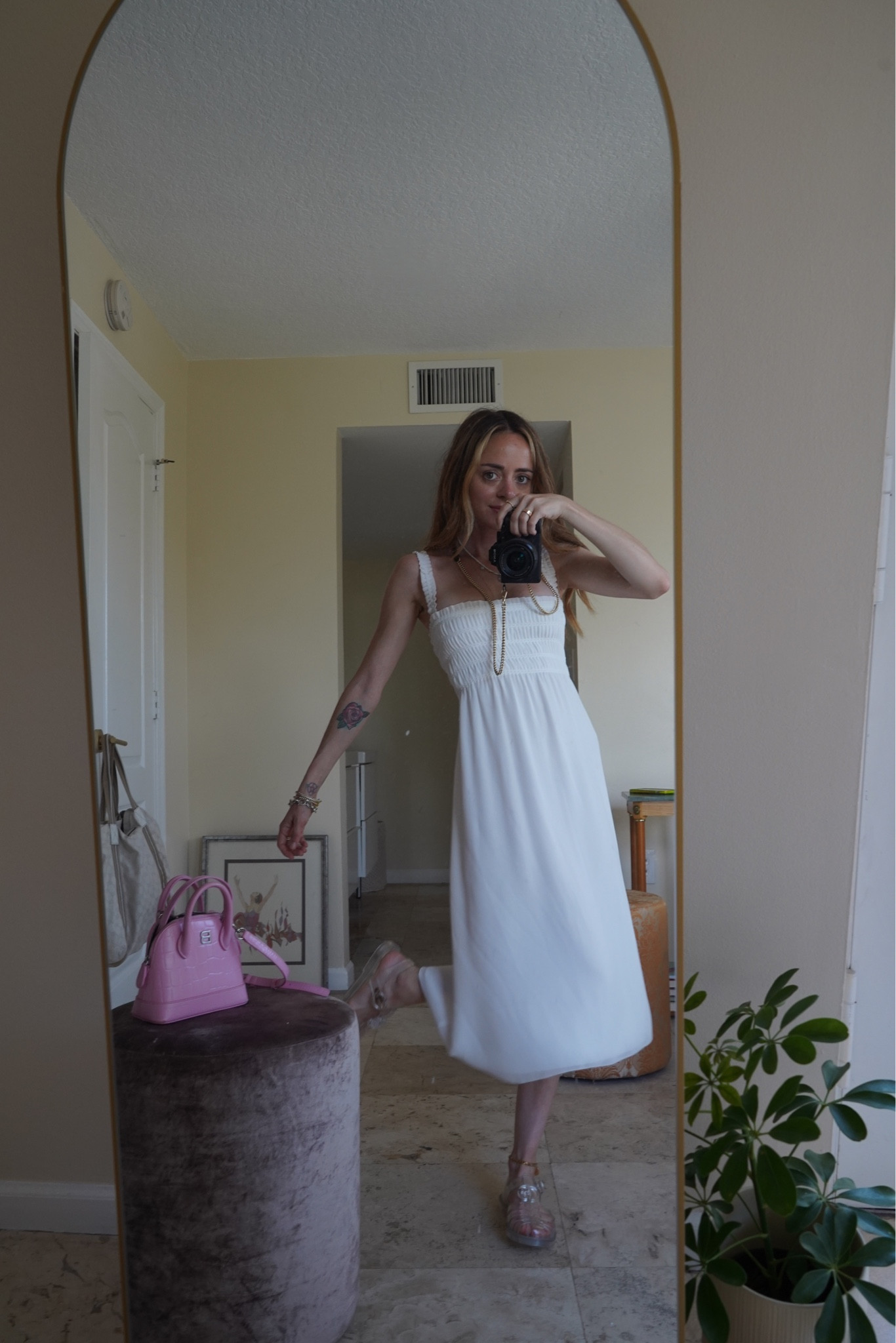 The perfect selfie mirror! I was so happy when I found this gold, full length mirror on Amazon and think that everyone needs it 📸

#mirror #goldmirror #amazonhome

#LTKU #LTKhome #LTKstyletip