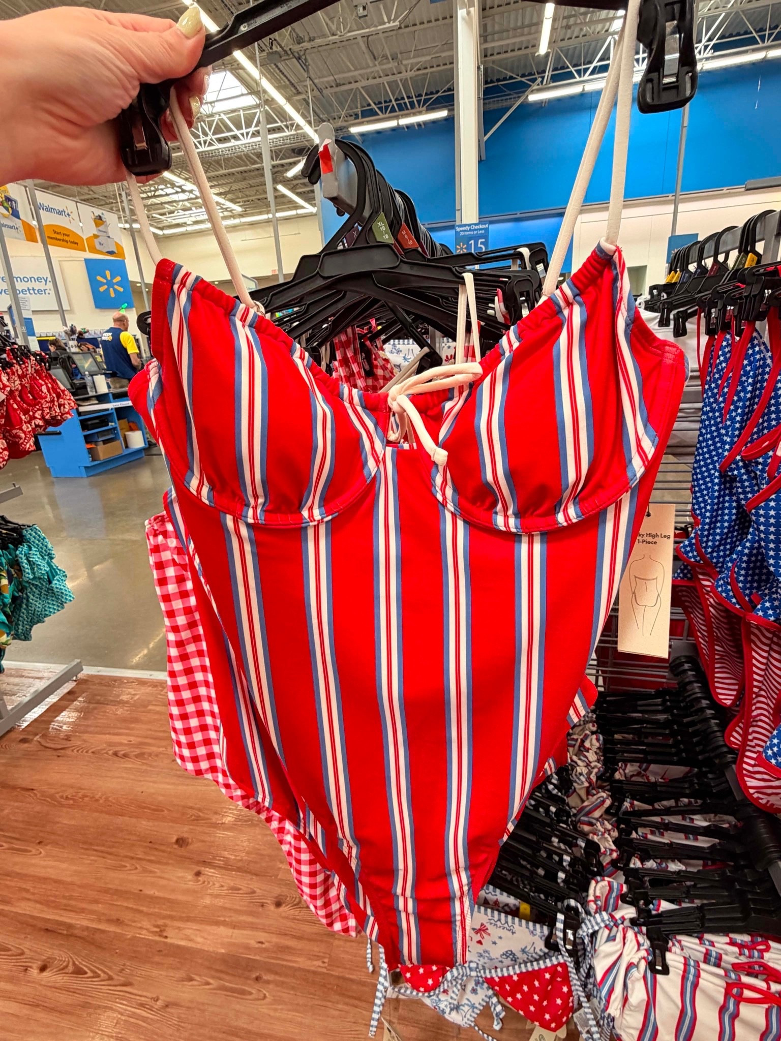 Okkkurrr Wal a Mart with these cute patriotic swimsuits! I don’t know if I love the wiener dog or hot dog one more☀️ #walmart #ltkswim

#LTKootd #LTKActive