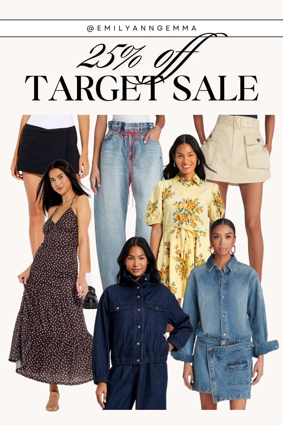 Spring style at Target is currently 25% off! Sharing some of my favorites dresses, jeans, and more here. 

 #LTKSeasonal #LTKSaleAlert