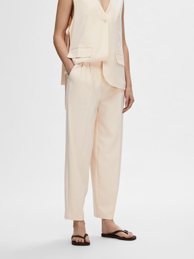 BARREL FIT TROUSERS | Grey | SELECTED FEMME® | Selected