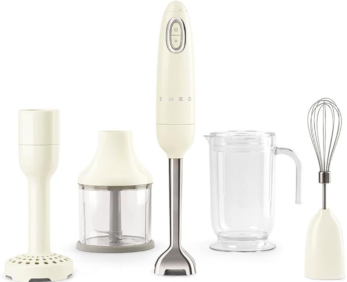 Smeg HBF02CRUS Hand Blender, Cream, One Size | Amazon (US)