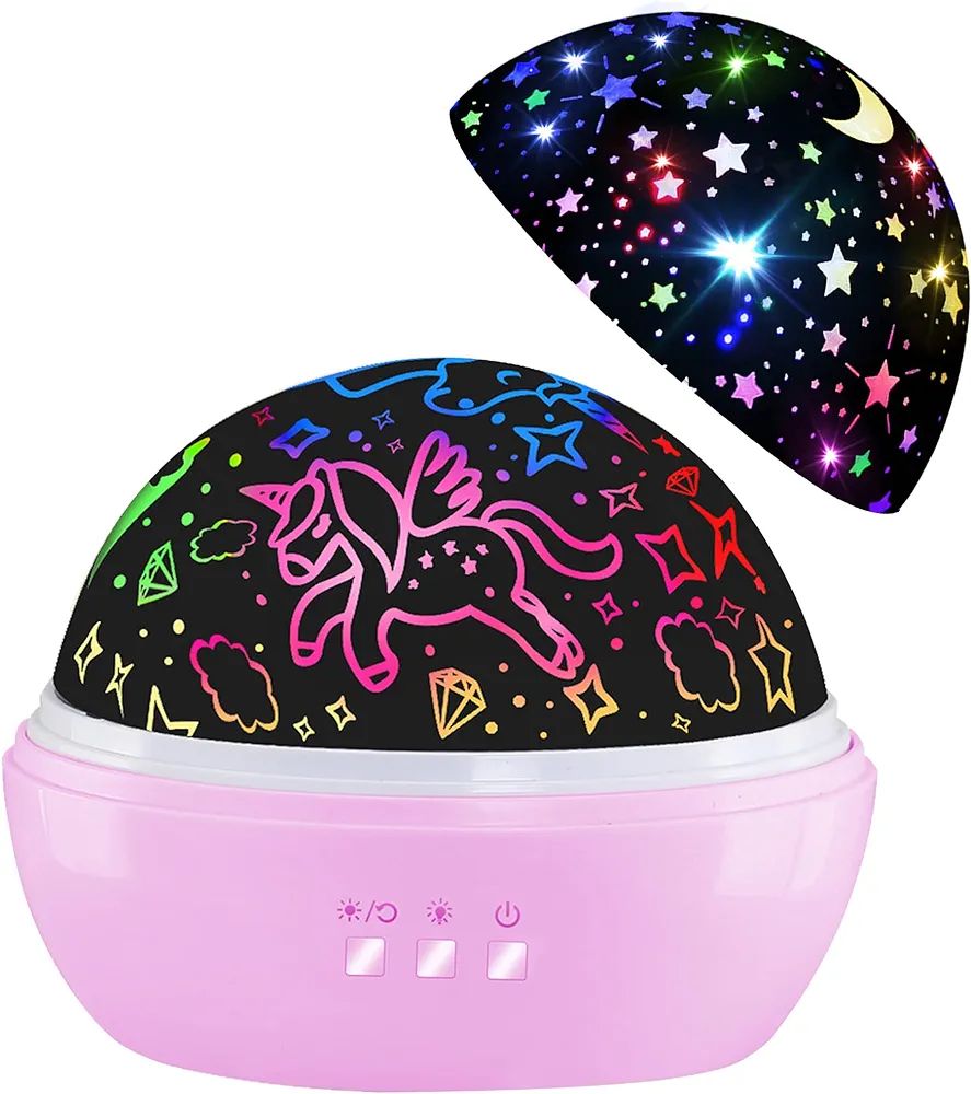 Night Light for Kids,Unicorn Night Light Star Projector Gifts for Kids Toddlers,Night Lights Proj... | Amazon (US)