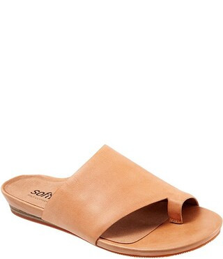 SoftWalk Corsica Leather Toe Loop Sandals | Dillard's | Dillard's
