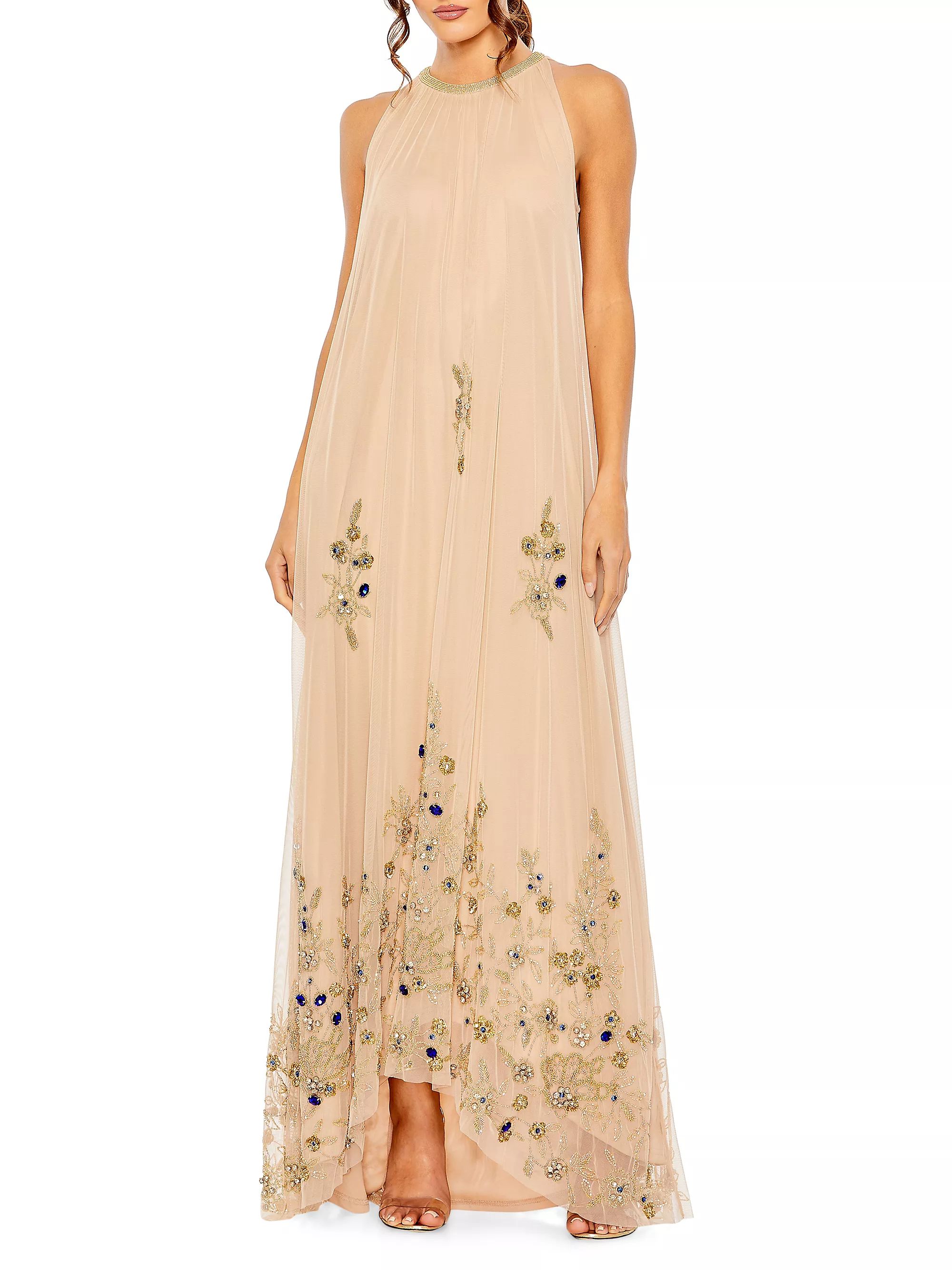 Embellished Tulle Trapeze Gown | Saks Fifth Avenue
