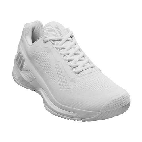 WILSON Rush Pro 4.0 Men's Tennis Shoe - White, Size 12.5 US | Amazon (US)
