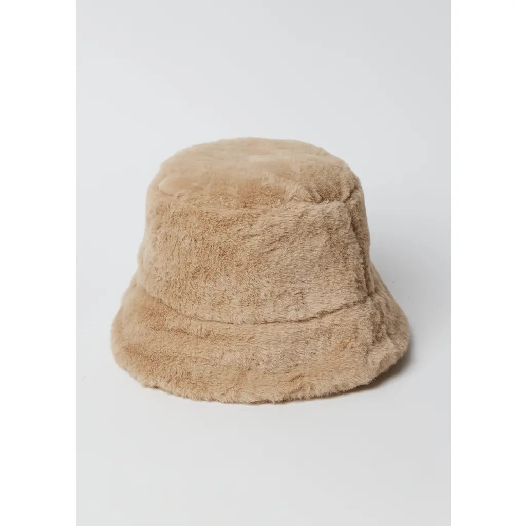 Hat Attack Faux Fur Bucket Hat in Tan at Nordstrom | Nordstrom