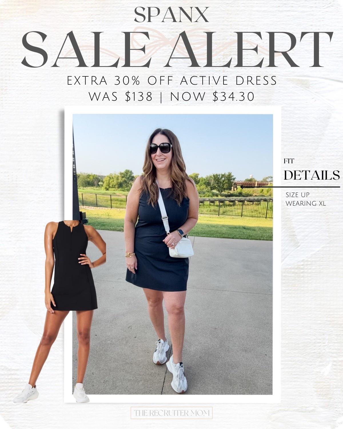 Hands down the BEST athletic dress is now on massive sale over $100 off! The extra 30% off drops in cart making these dresses under $35

These have no roll shorts, zip front, side pockets and are actually long enough for no thigh rub! Honestly I live in these from about April to October 

Size up if in-between I wear XL 

#Spanx 

#LTKMidsize #LTKOver40 #LTKSaleAlert