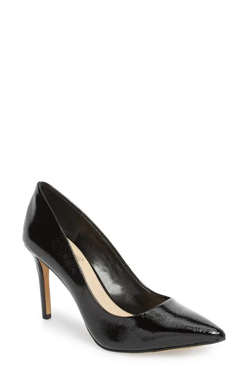 Vince Camuto Savilla Pump in Black Patent at Nordstrom, Size 9.5 | Nordstrom