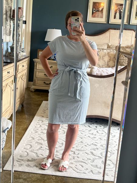 Cute and casual dress from Amazon that is perfect for summer!  Could also be worn with heels for for an office appropriate look  

#LTKWorkwear #LTKFindsUnder50 #LTKStyleTip