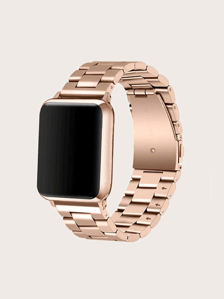 1pc Solid Stainless Steel Watchband Compatible With Apple Watch | SHEIN