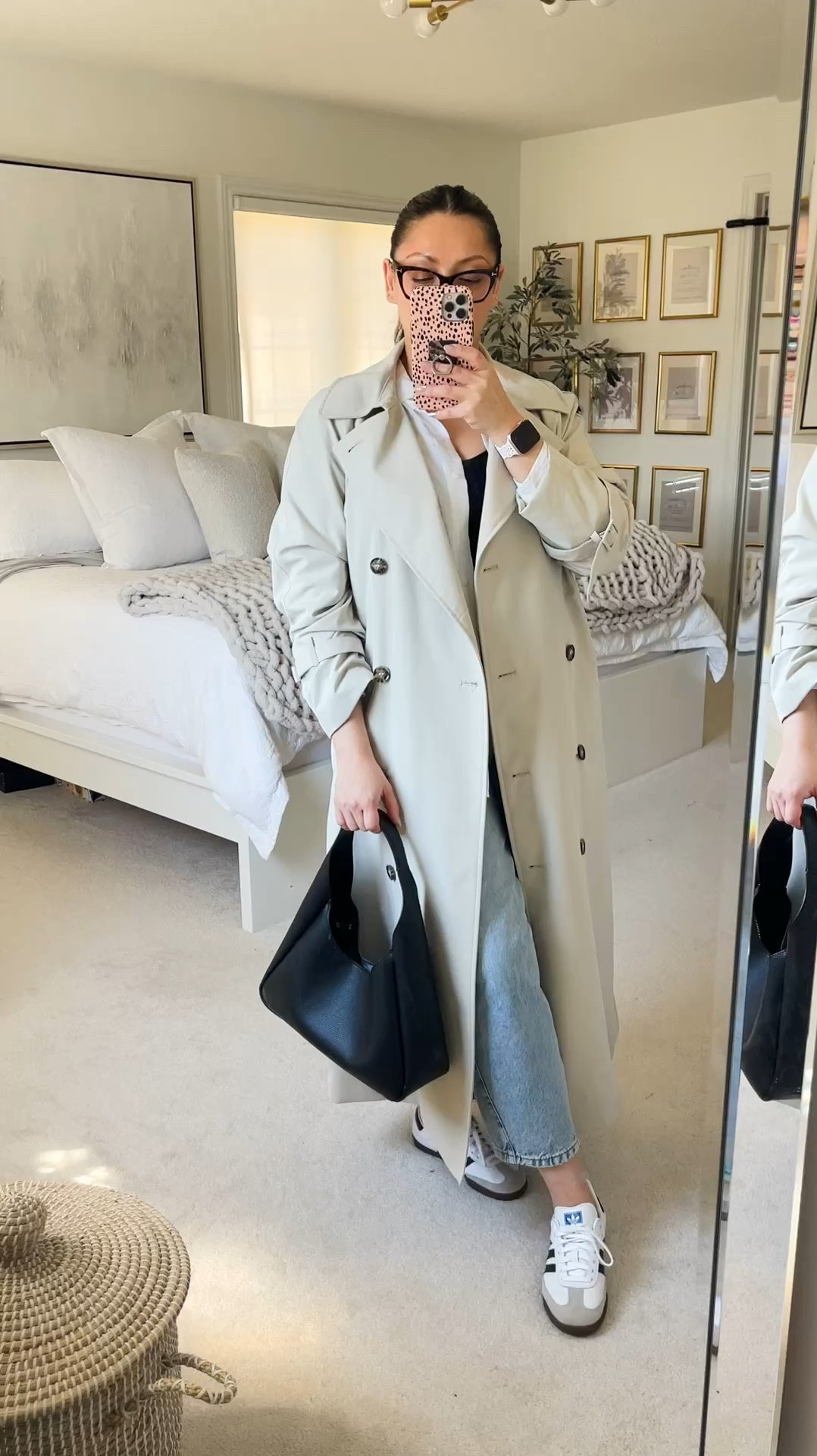 Classic and chic spring outfit inspo! 

A practical way to style your barrel jeans this spring💐

Spring outfit, spring outfit inspo, midsize spring outfit idea, barrel jeans, how to style barrel jeans, midsize outfit, casual chic outfit, affordable fashion, style basics.