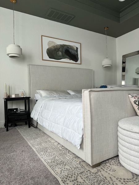 Cozy neutral bedroom with the most stunning and simple linen bed frame

Bedroom, 

#LTKhome #LTKSeasonal #LTKstyletip