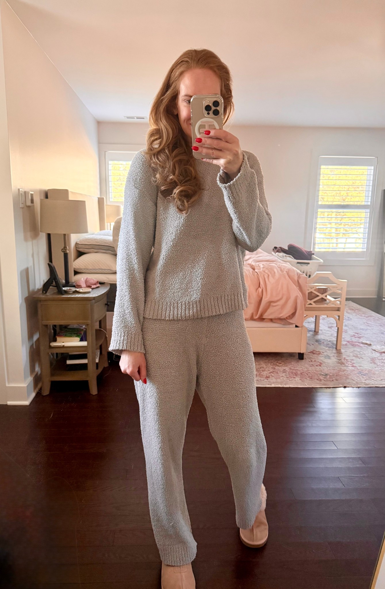 The coziest pjs/lounge set from Amazon that feels like Barefoot dreams! You will want to live in this all winter. I did a medium. 

#LTKSeasonal #LTKOver40 #LTKFindsUnder100