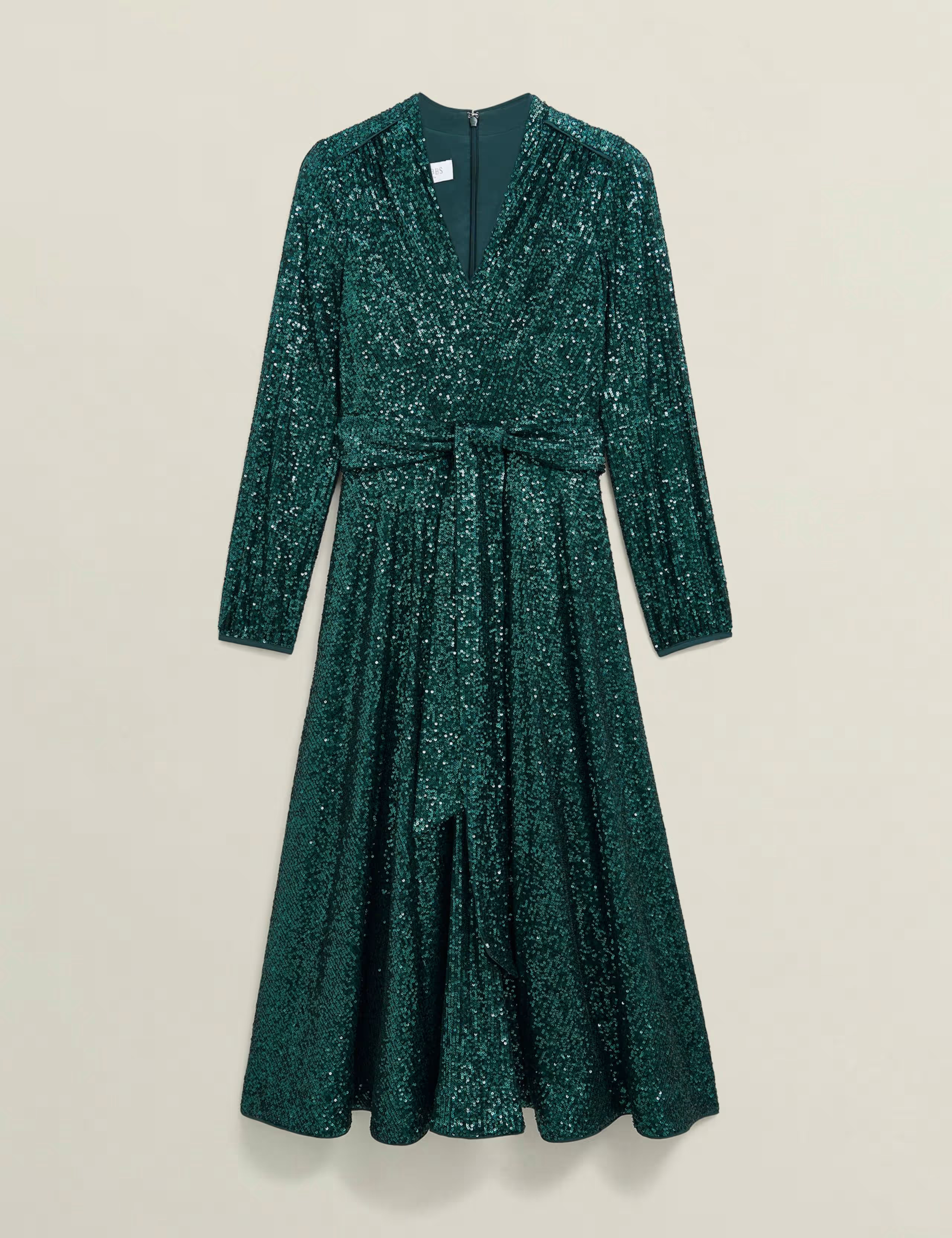 Sequin V-Neck Midi Skater Dress | Marks & Spencer (UK)