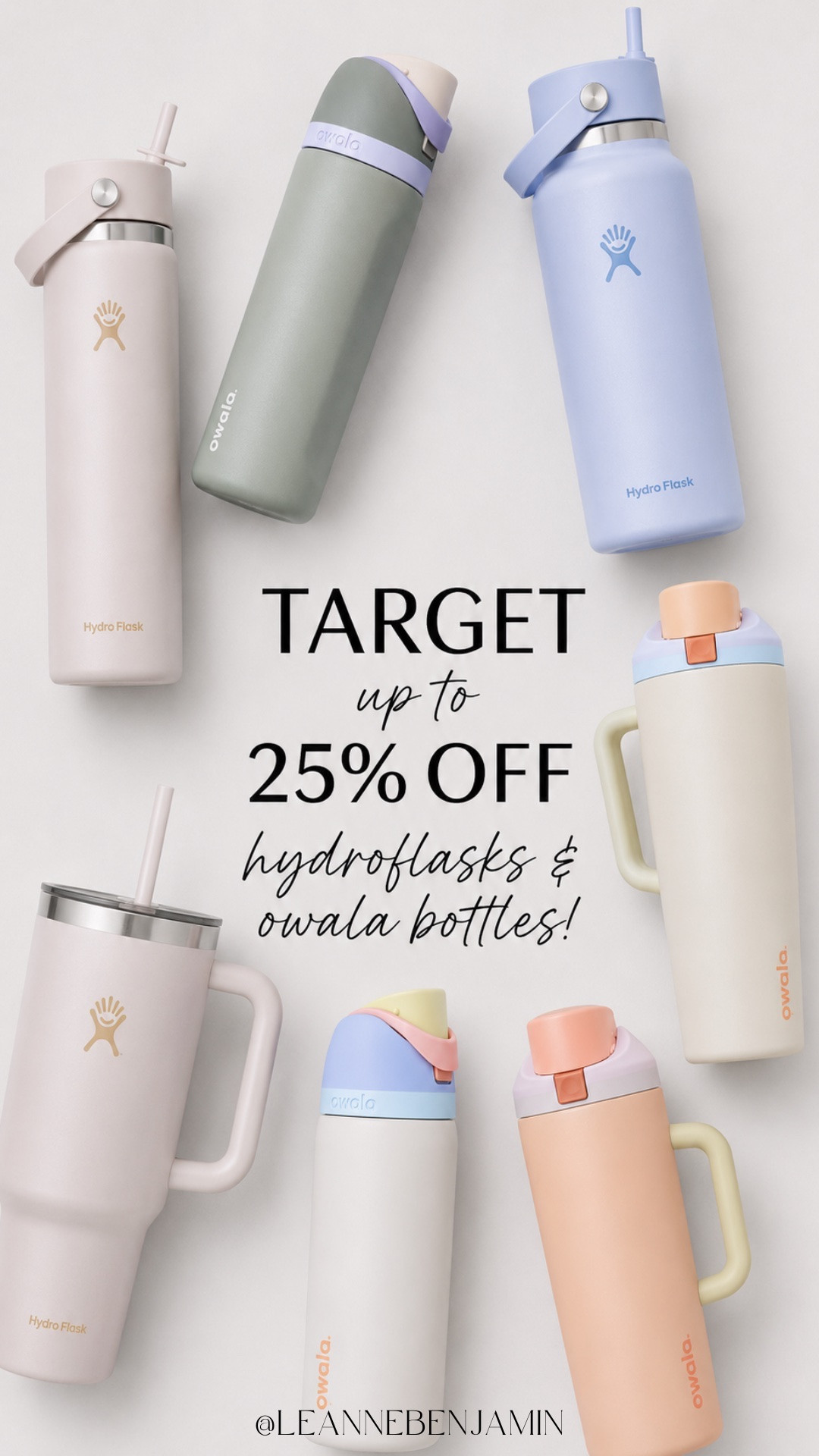 Up to 25% off owala and hydroflasks bottled at Target! I

#LTKootd #LTKmomlife #LTKActive