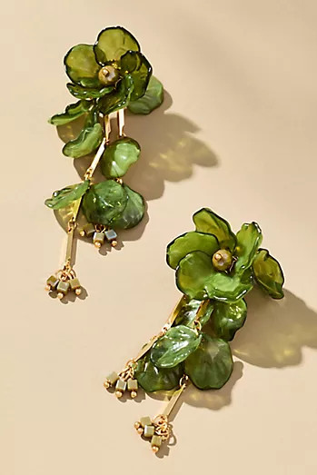 Floral Drop Earrings | Anthropologie (US)