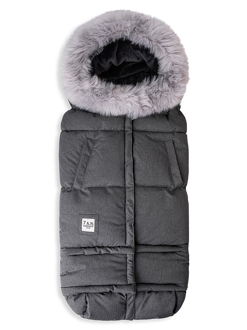 Baby's & Little Kid'sBlanket 212 Evolution Faux Fur Cover - Dark Grey | Saks Fifth Avenue