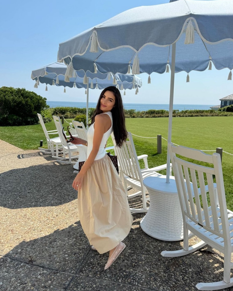 Sundress weather ☀️ Dress is Zara but linked similar!